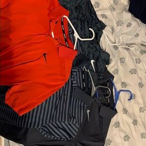 4 NIKE Dri-Fit Golf Polos